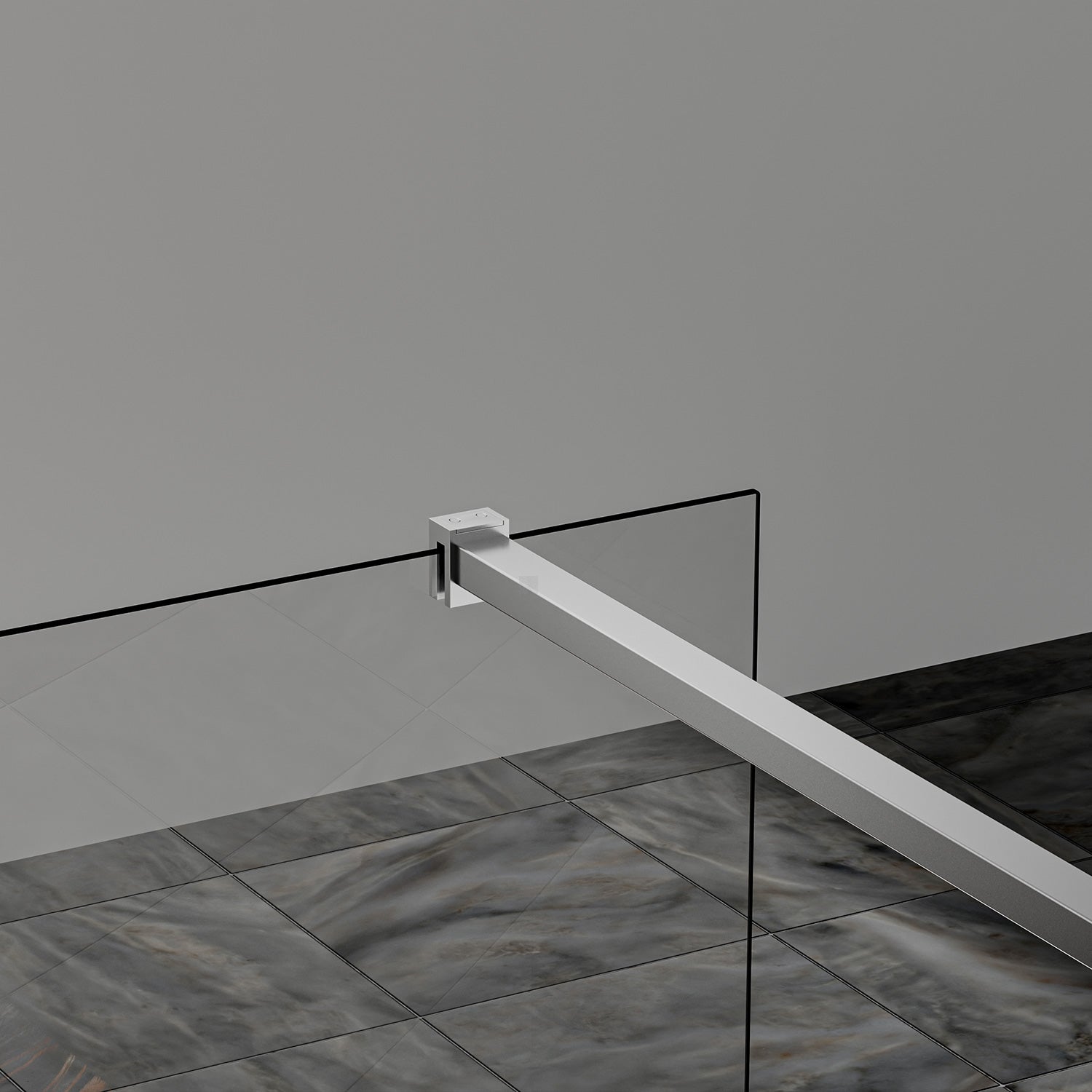 Paroi avec retour - barre 90cm recoupable