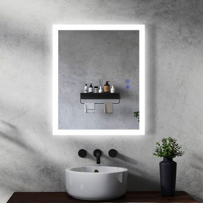 Miroir LED pour salle de bain Lumière réglable - pose verticale ou horizontale