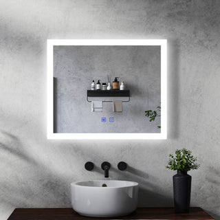 Miroir LED pour salle de bain Lumière réglable - pose verticale ou horizontale