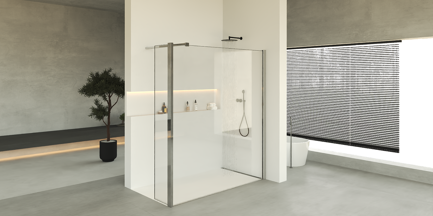 Charger la vidéo : Vidéo d'installation de paroi de douche avec Retour pivotant